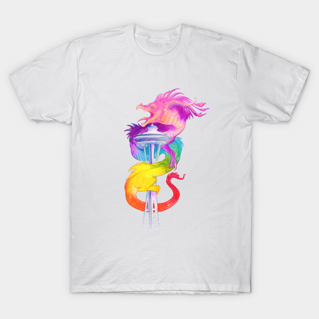 Seattle Pride Dragon T-Shirt-TOZ